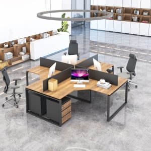 Queen 4-Person Workstation Table