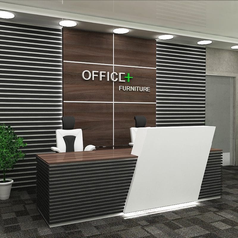 Edge Reception Table - Office Plus Furniture