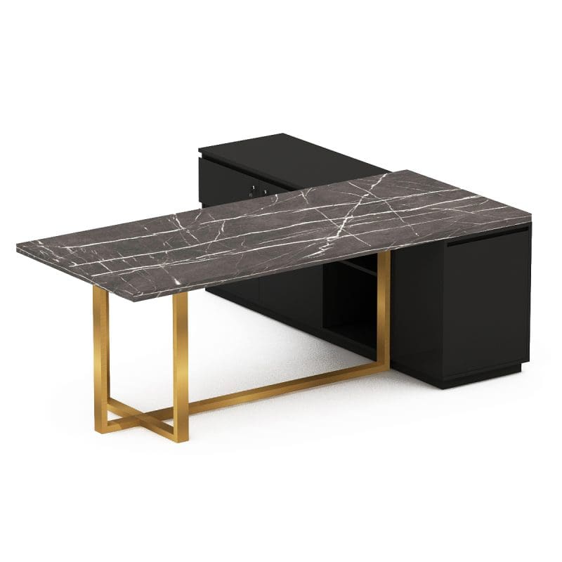 Gold Executive Desk Office Plus Furniture