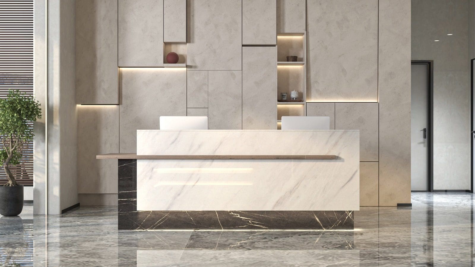 Perfect Reception Desk in Riyadh