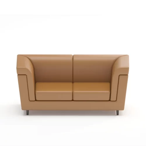 Tan Two Seater Sofa