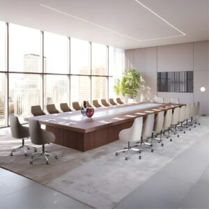 Brown Conference Table