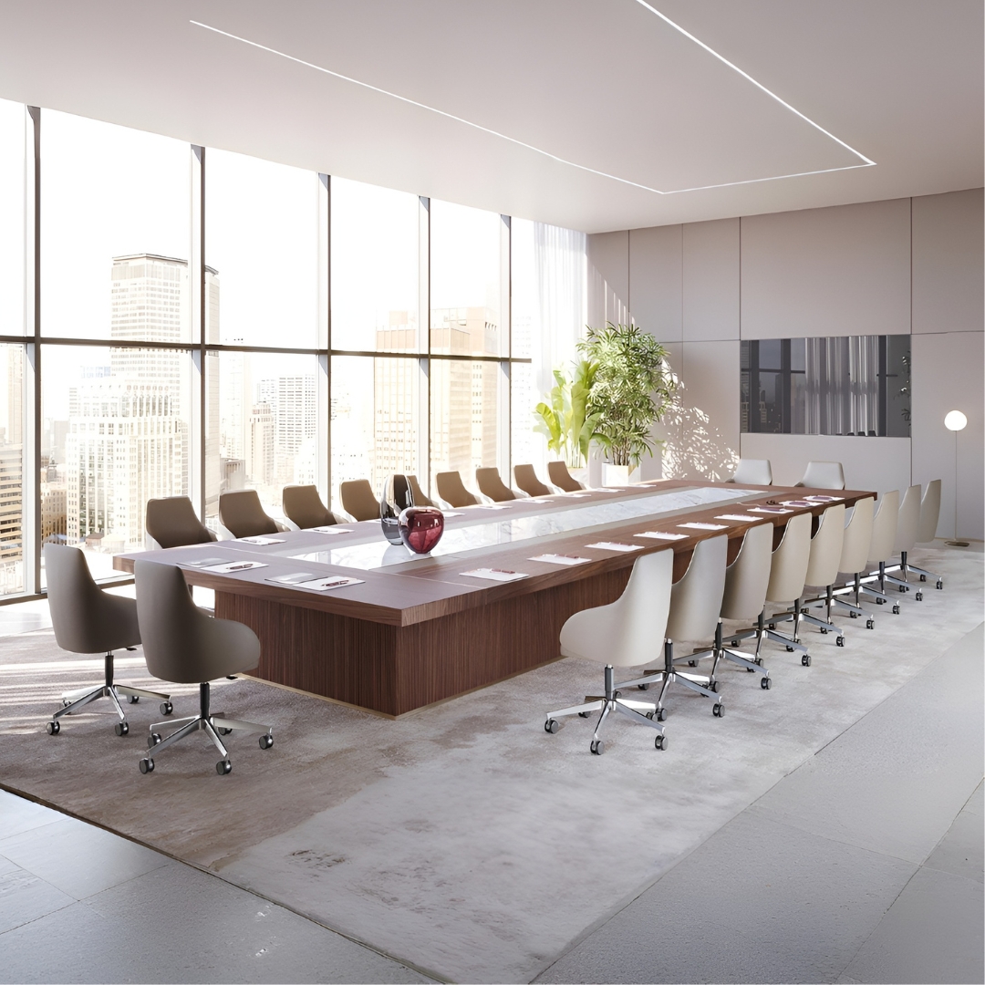 Brown Conference Table
