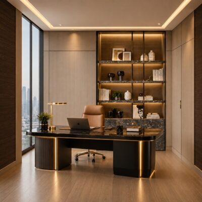 Bronze Executive Desk